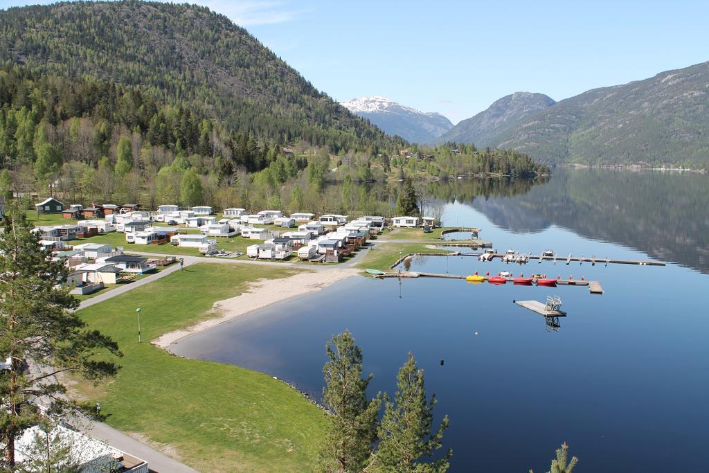 Garvikstrondi Camping Seljord Exteriör bild